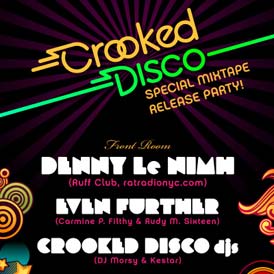 Defined by Media Crooked Disco June 08 Flyer Design
