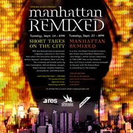 Defined by Media Manhattan Remixed Flyer Design for Spiewak