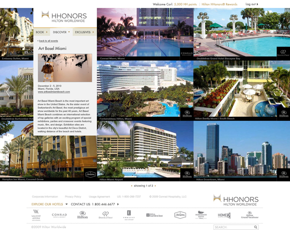 Hilton Honors Rewards Site Image 8
